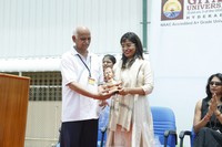 Gouthami Youth Yoga in GITAM college in Hyderabad